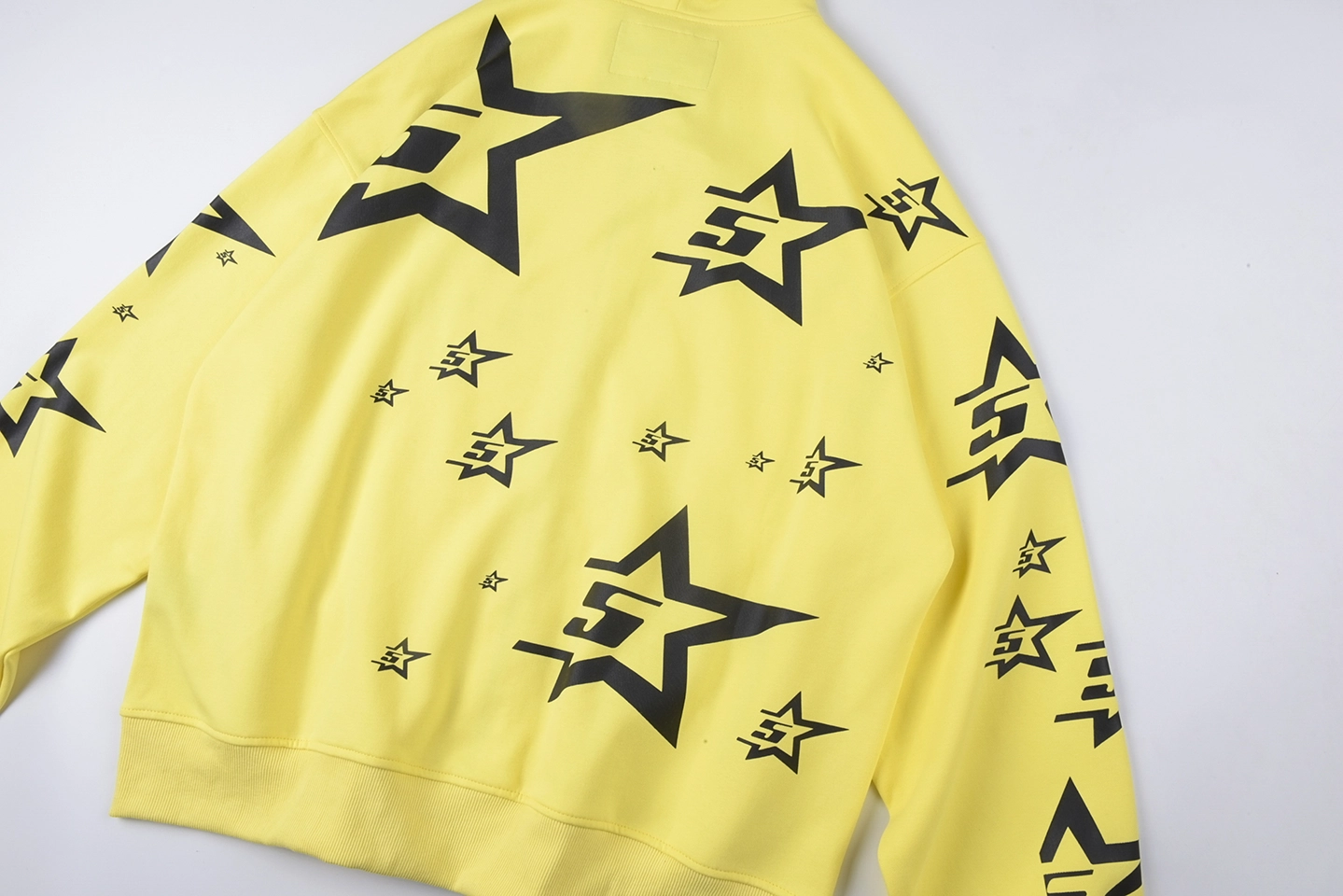 Sp5Der Yellow 5Star Zip Hoodie
