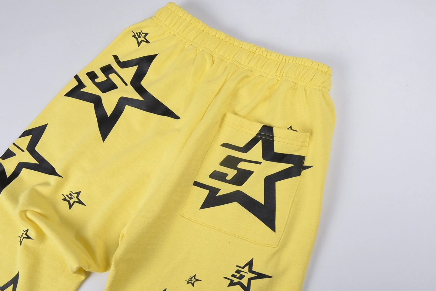 Sp5Der Yellow Star Logo Sweatpants 2