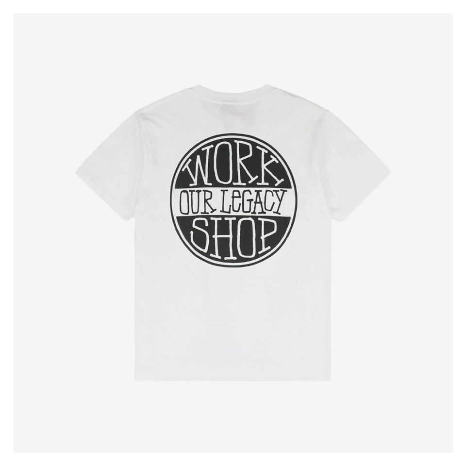 Stussy Circular Graffiti Letter Print T Shirt