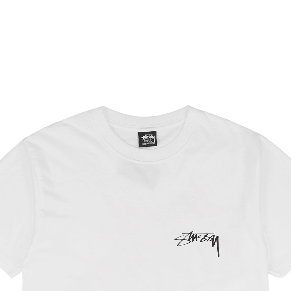 Stussy Circular Graffiti Letter Print T Shirt