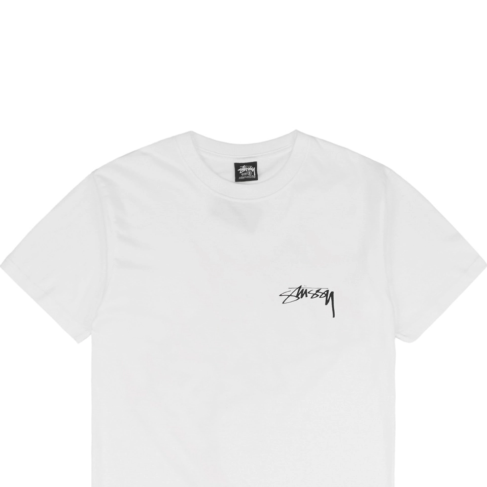 Stussy Circular Graffiti Letter Print T Shirt