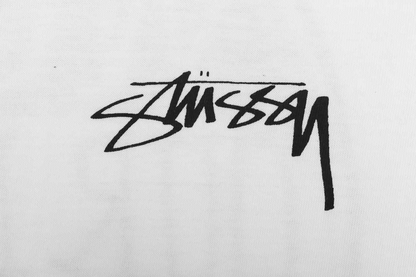 Stussy Circular Graffiti Letter Print T Shirt