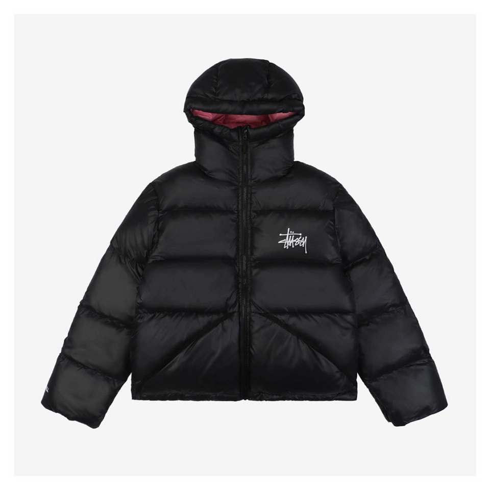 Stussy-Classic-Logo-Hooded-Down-Jacket-–-BlackPink4.jpeg.webp Stussy Classic Logo Hooded Down Jacket Black Pink