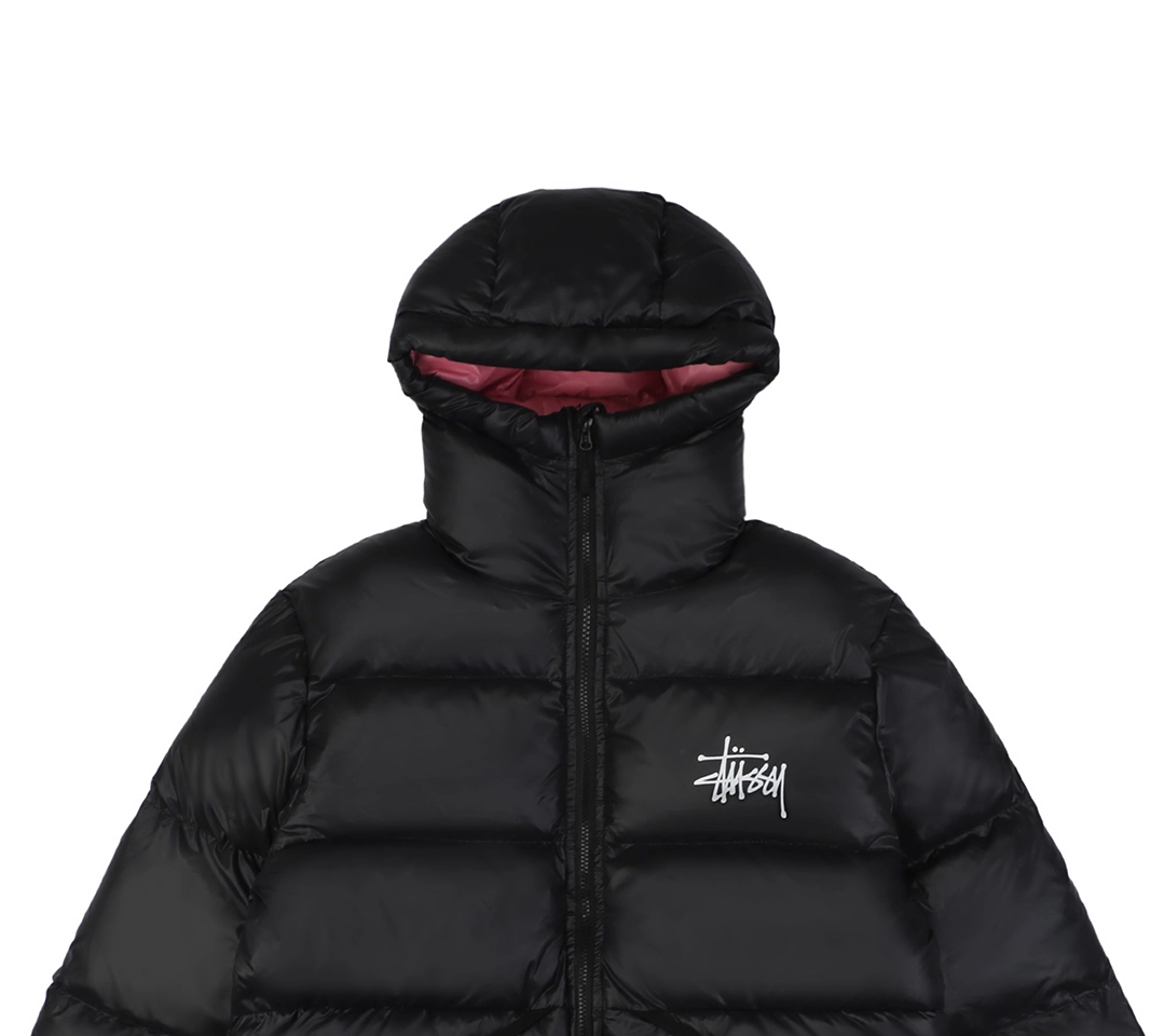 Stussy-Classic-Logo-Hooded-Down-Jacket-–-BlackPink2.jpeg.webp Stussy Classic Logo Hooded Down Jacket Black Pink