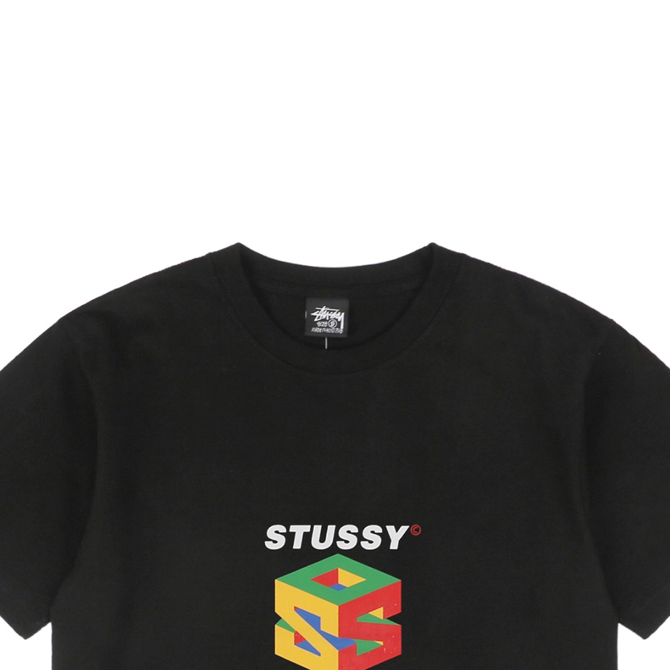 Stussy Rubiks Cube S Letter Graphic T Shirt