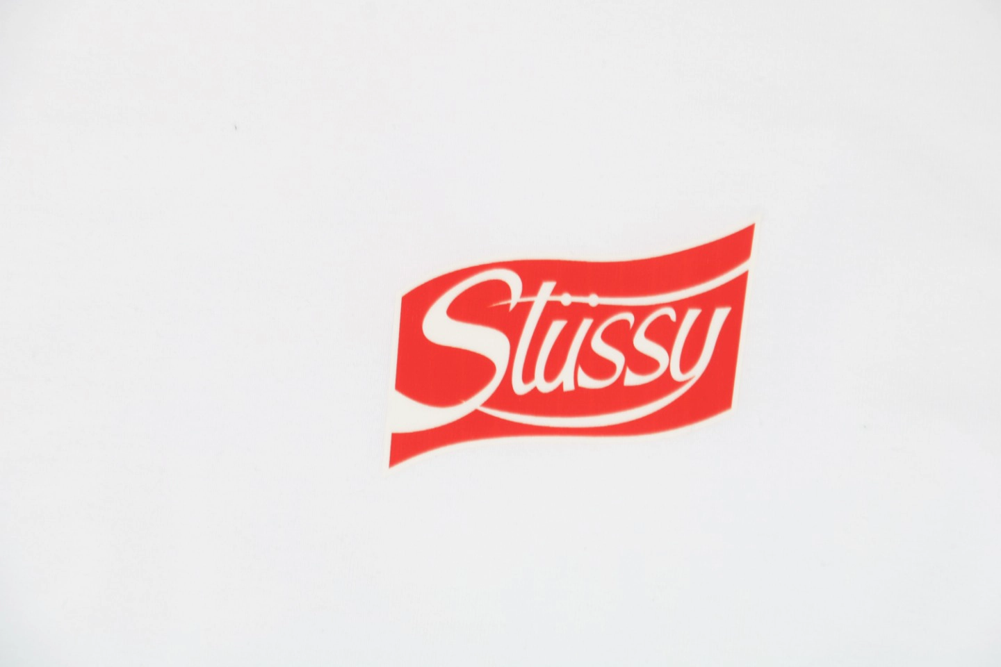 Stussy Soda Can Letter Print T Shirt