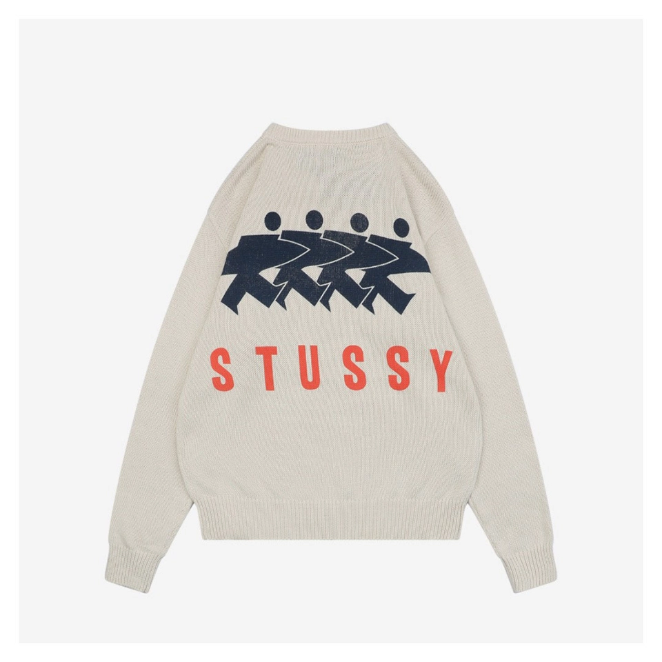 Stussy Surfer Graphic Knit Sweater