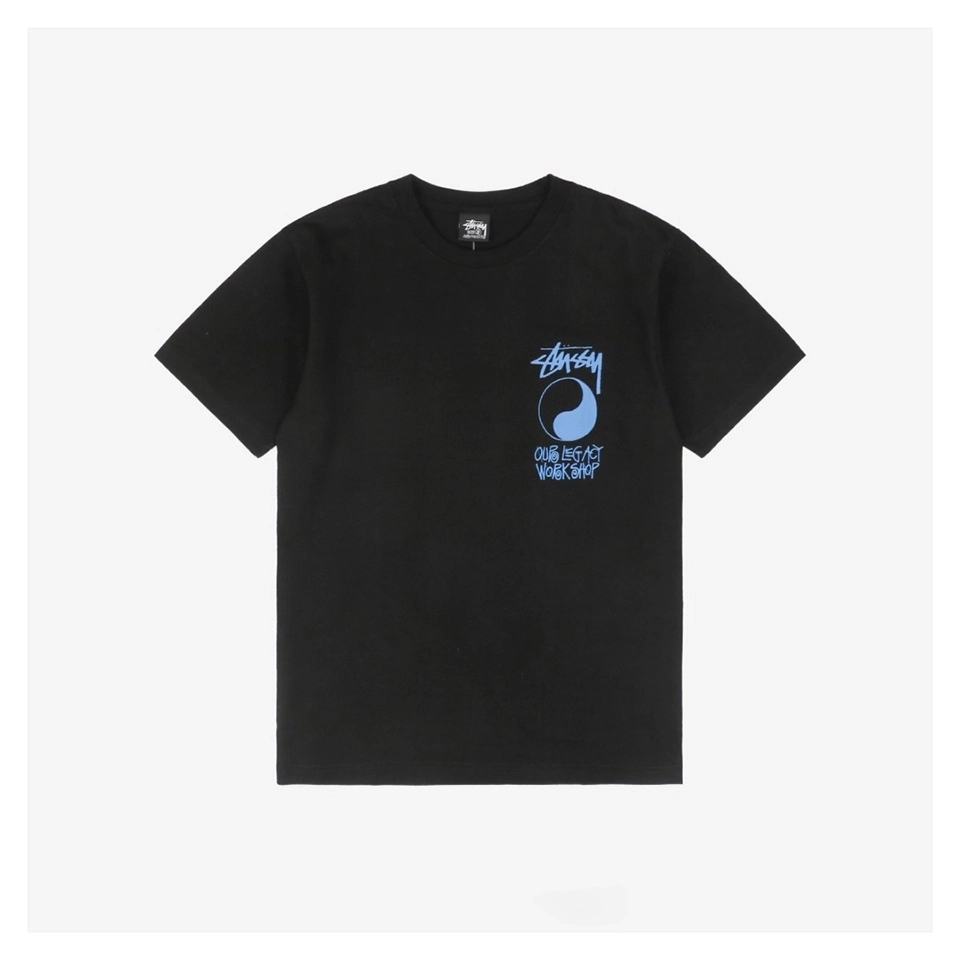Stussy-Yin-Yang-Graffiti-Blue-Letter-Print-T-Shirt.webp Stussy Yin Yang Graffiti Blue Letter Print T Shirt
