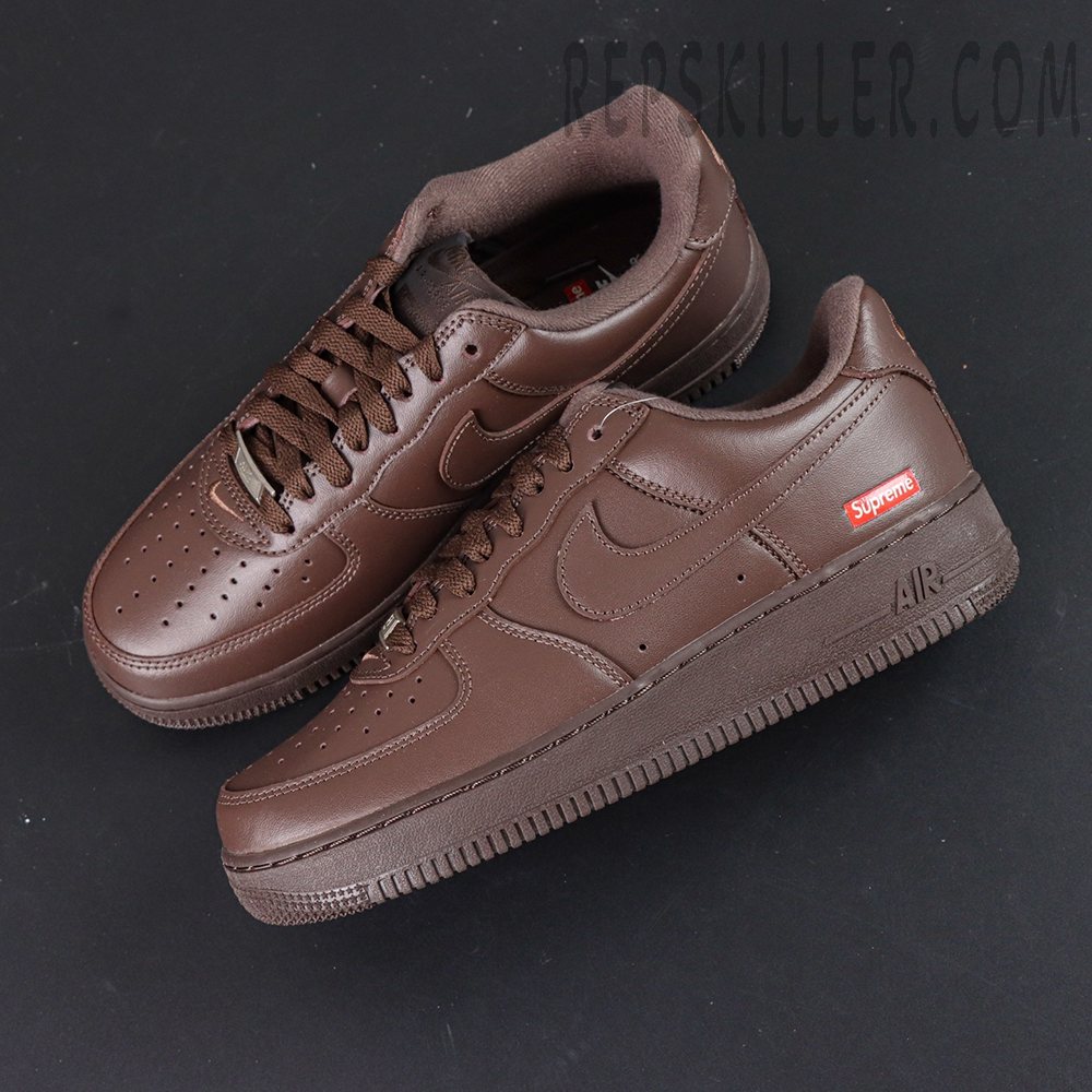 Sup X Air Force 1 Low Box Logo Baroque Brown