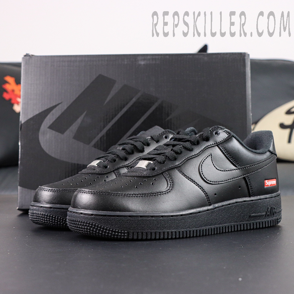 Sup X Air Force 1 Low Box Logo Black