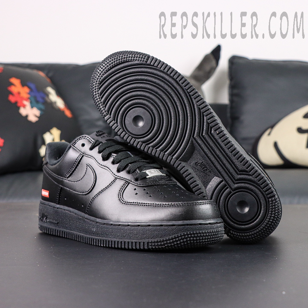 Sup X Air Force 1 Low Box Logo Black