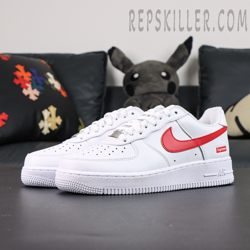 Sup X Air Force 1 Low Box Logo Speed Red