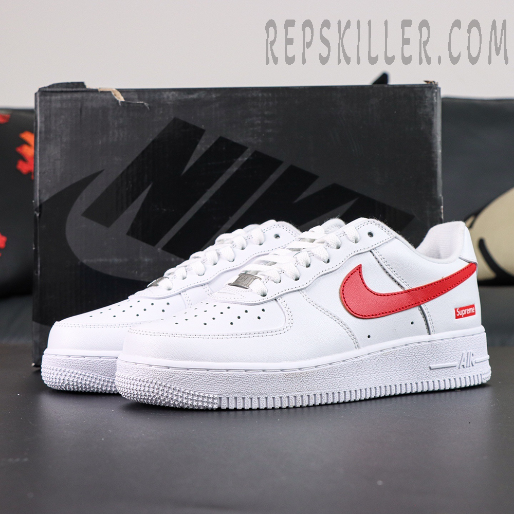Sup X Air Force 1 Low Box Logo Speed Red