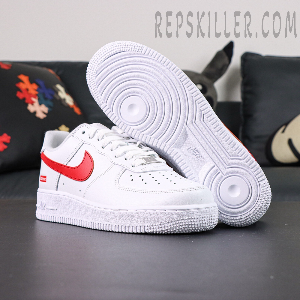 Sup X Air Force 1 Low Box Logo Speed Red