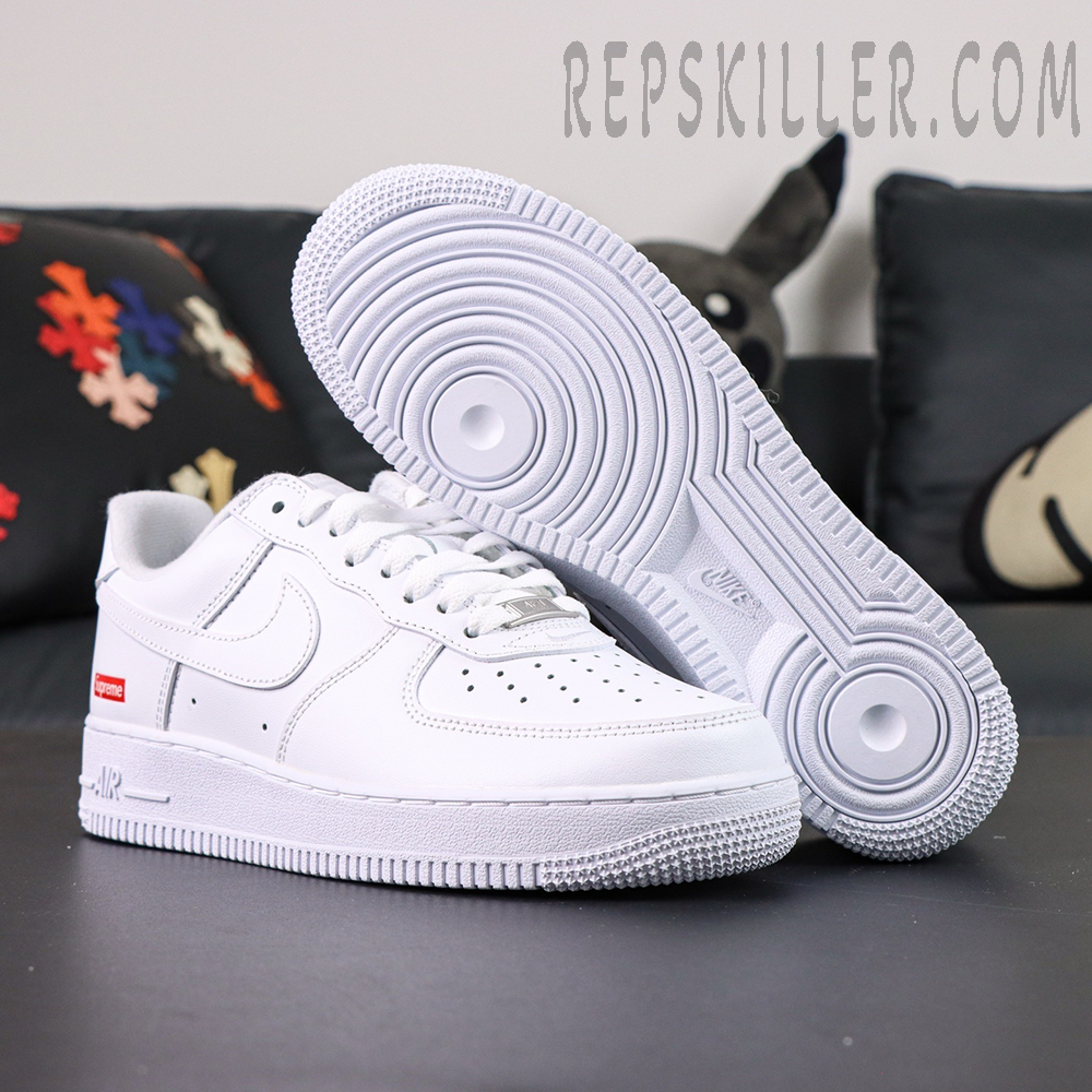 Sup X Air Force 1 Low Box Logo White