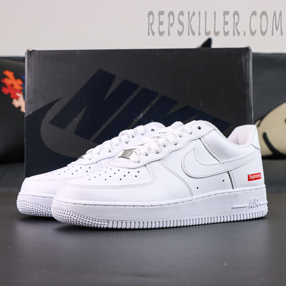 Sup X Air Force 1 Low Box Logo White