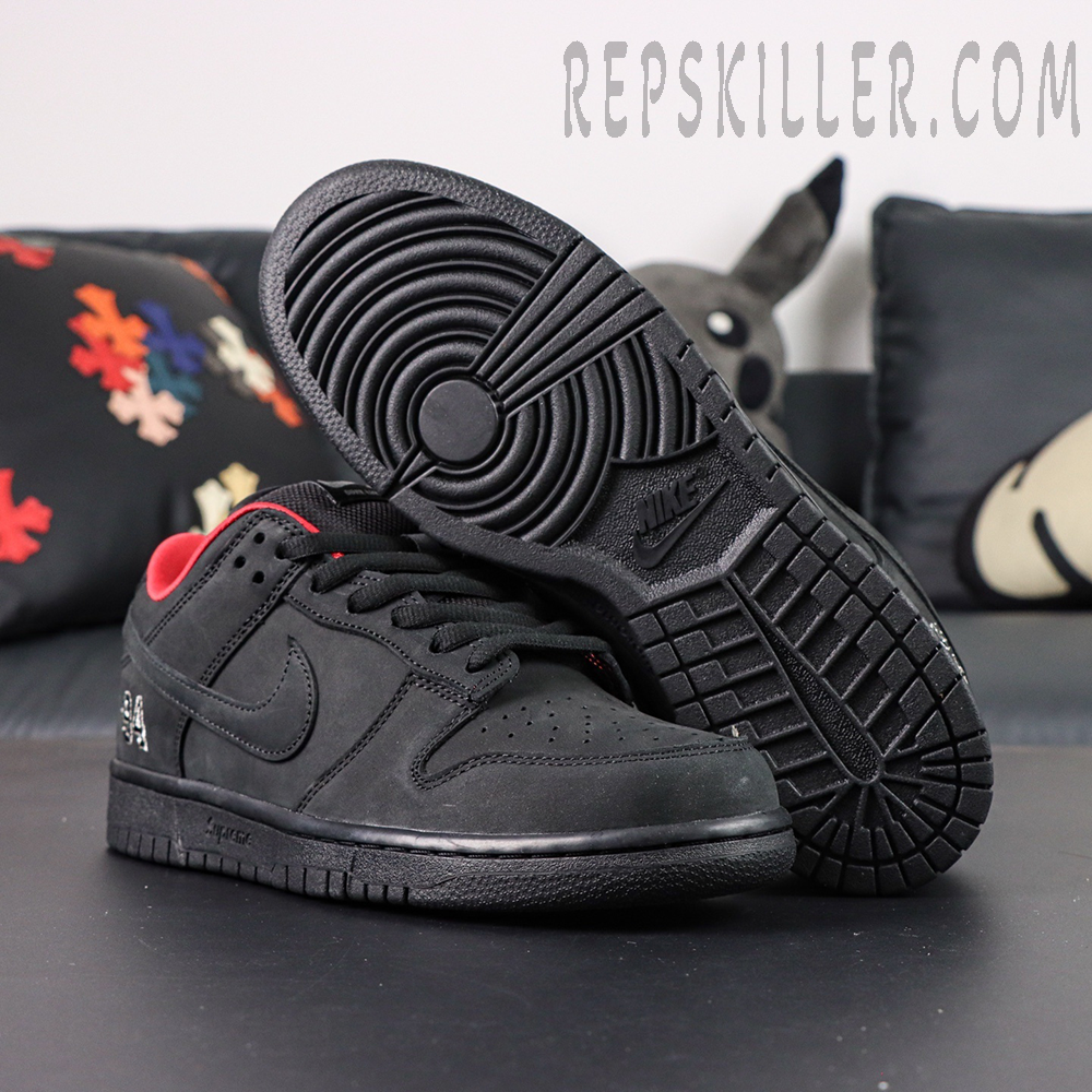 Sup X Dunk Low Sb Black