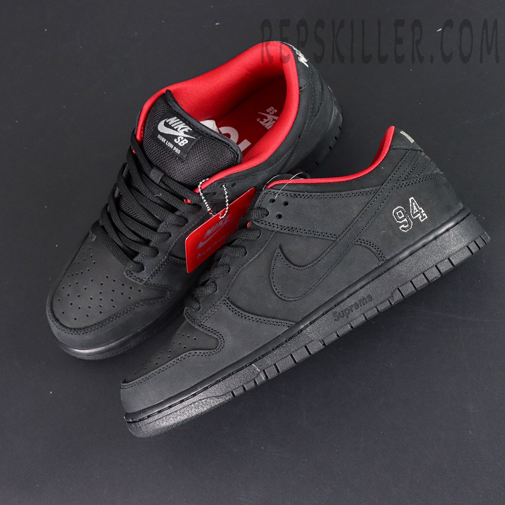 Sup X Dunk Low Sb Black
