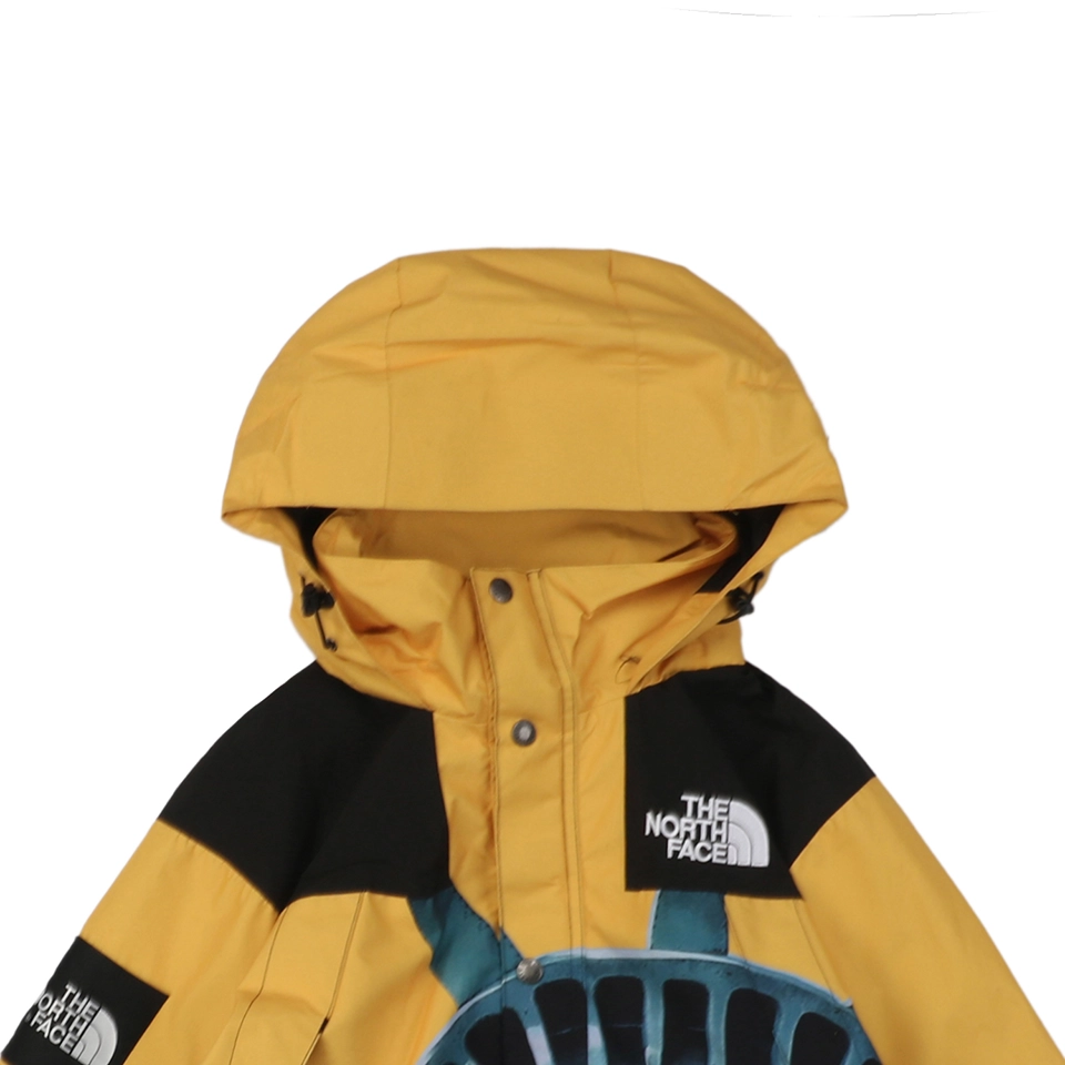 Sup X Tnf Statue Of Liberty Hooded Expedition Jacket Yellow