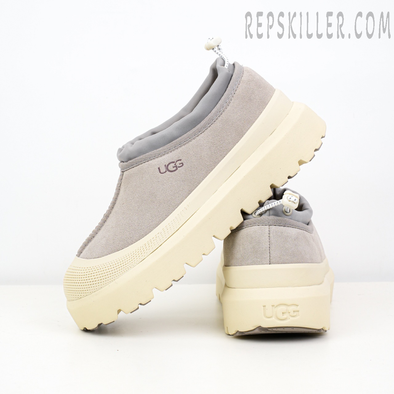 Tasman Weather Hybrid Slipper Grey White