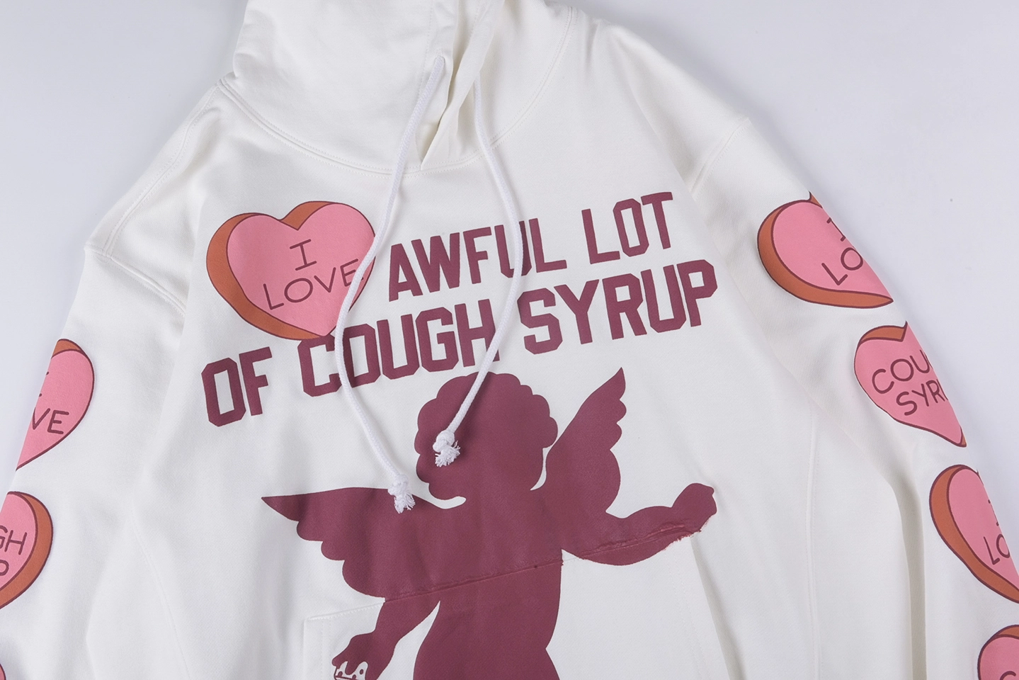 Thats A Awful Lot Of Cough Syrup Cupid Graphic Hoodie