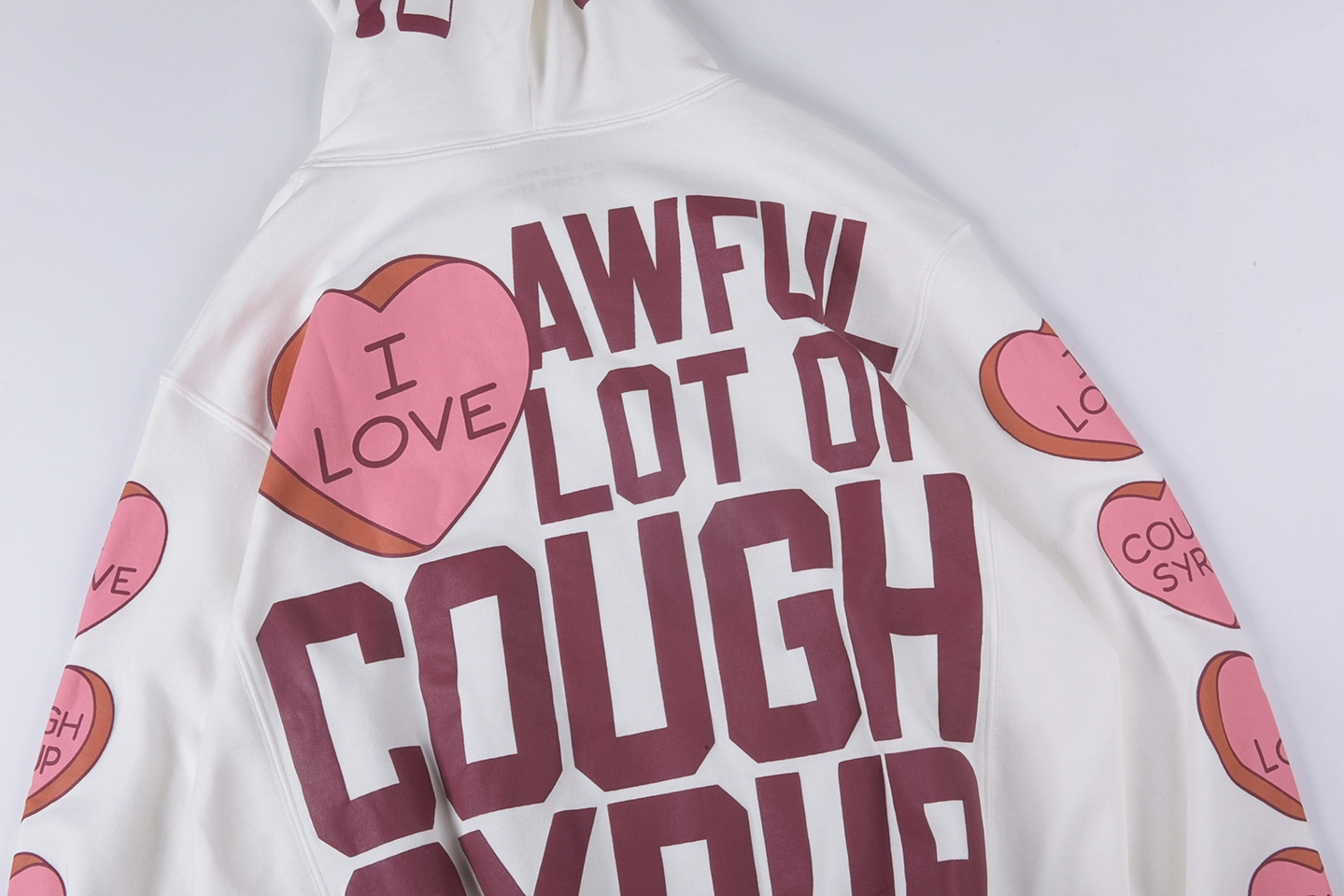 Thats A Awful Lot Of Cough Syrup Cupid Graphic Hoodie
