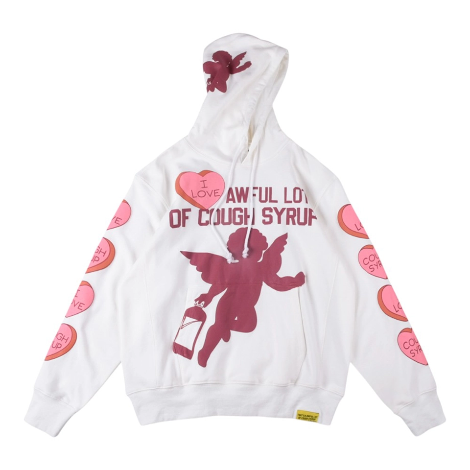 Thats A Awful Lot Of Cough Syrup Cupid Graphic Hoodie
