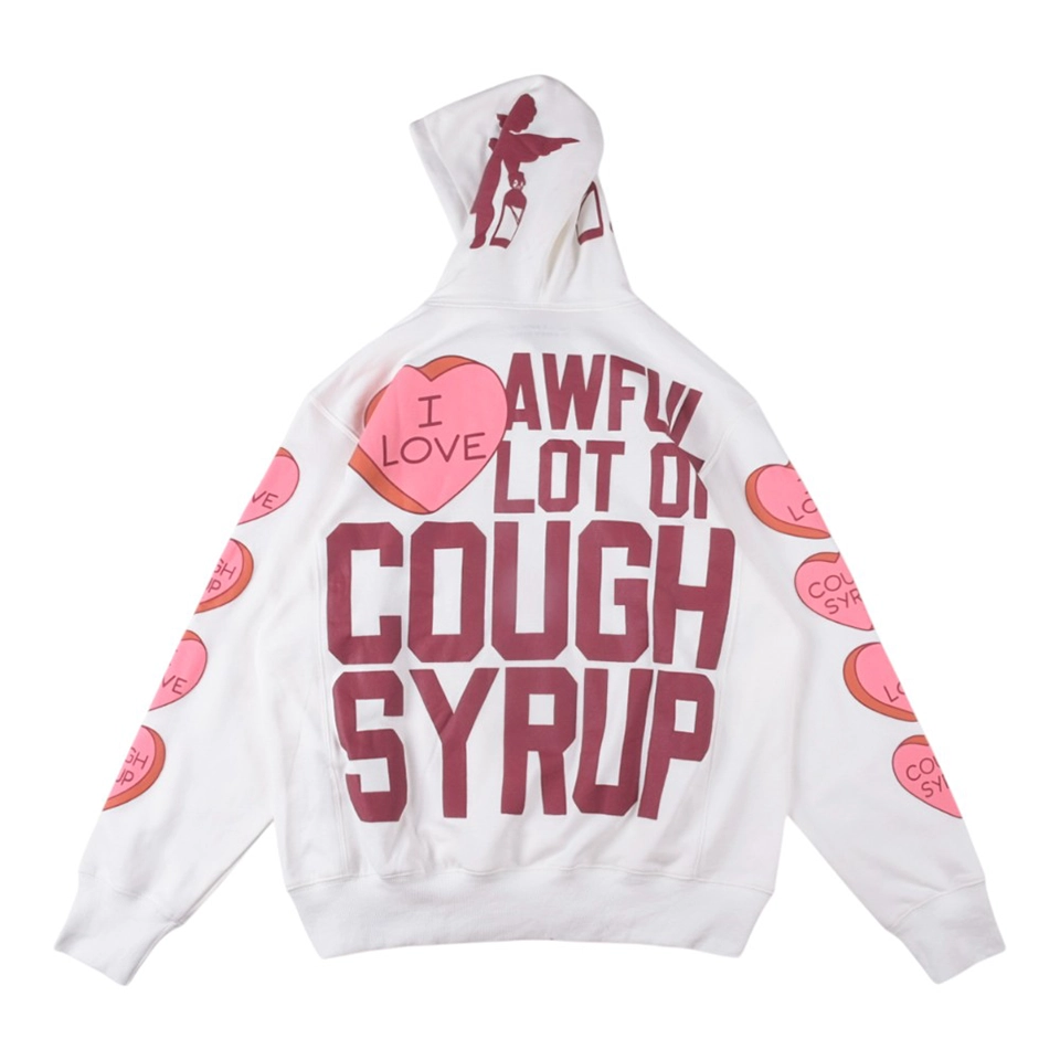 Thats A Awful Lot Of Cough Syrup Cupid Graphic Hoodie