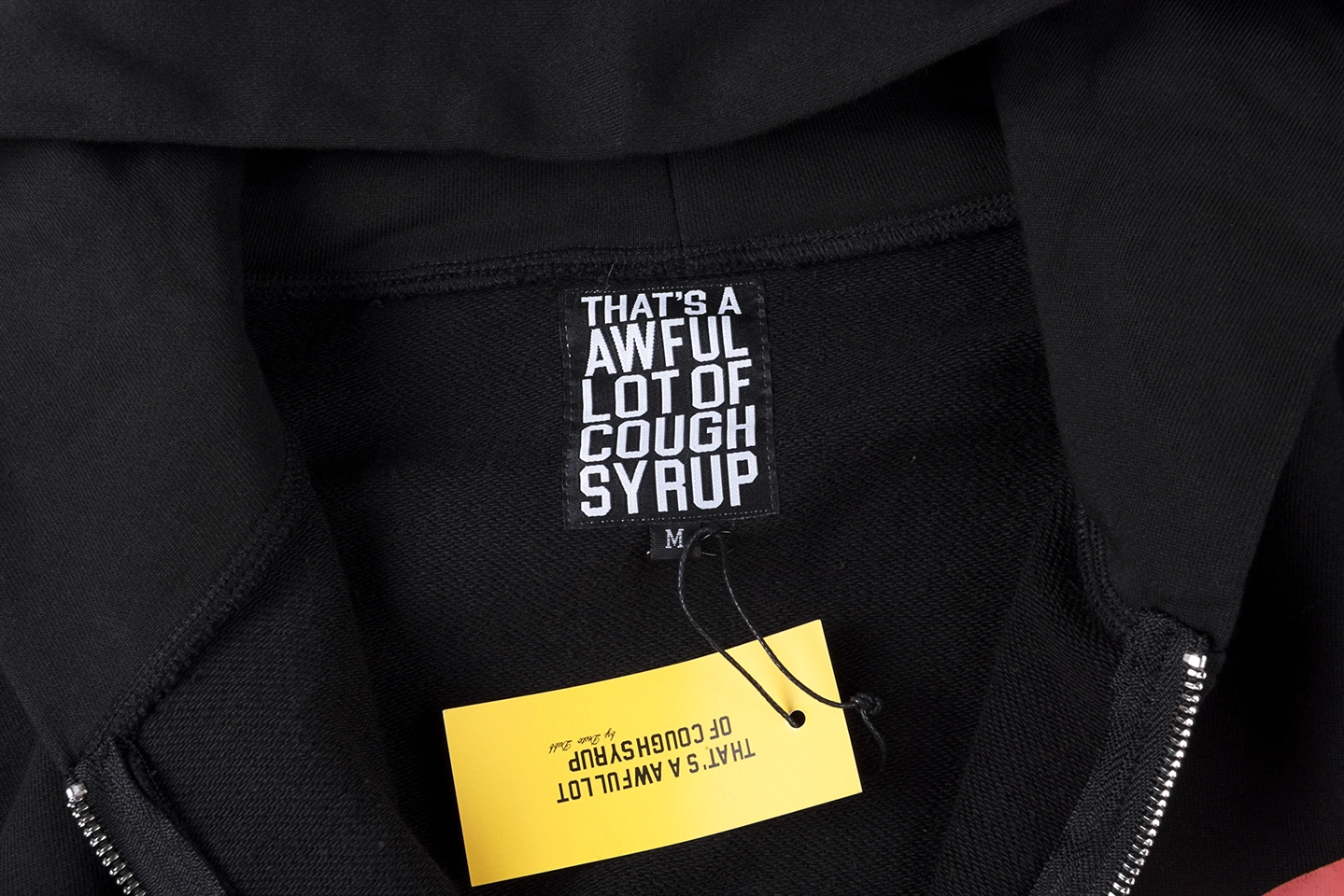 Thats A Awful Lot Of Cough Syrup Cupid Zip Up Hoodie