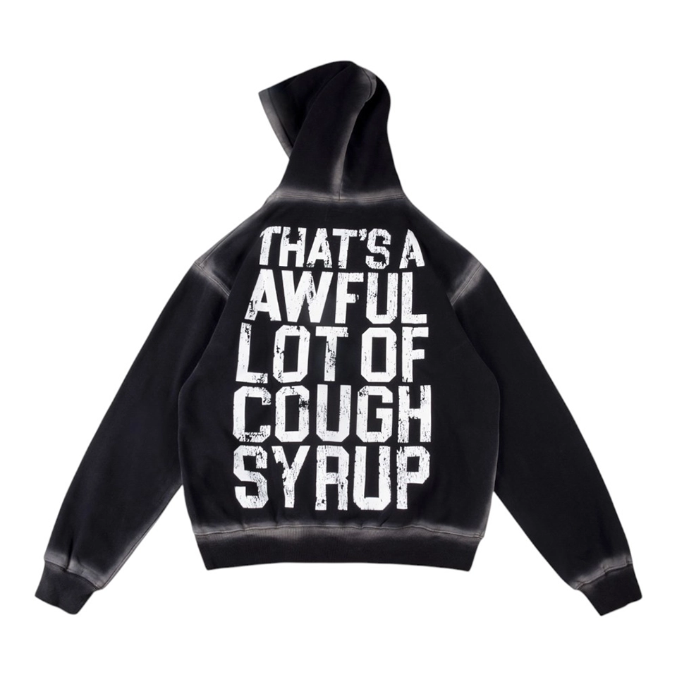 Thats A Awful Lot Of Cough Syrup Logo Hoodie