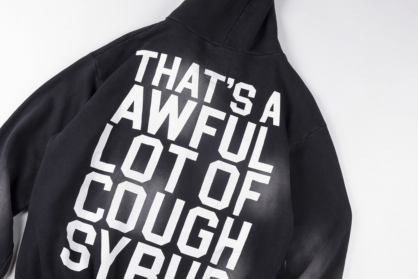 Thats A Awful Lot Of Cough Syrup Skeleton Print Full Zip Hoodie