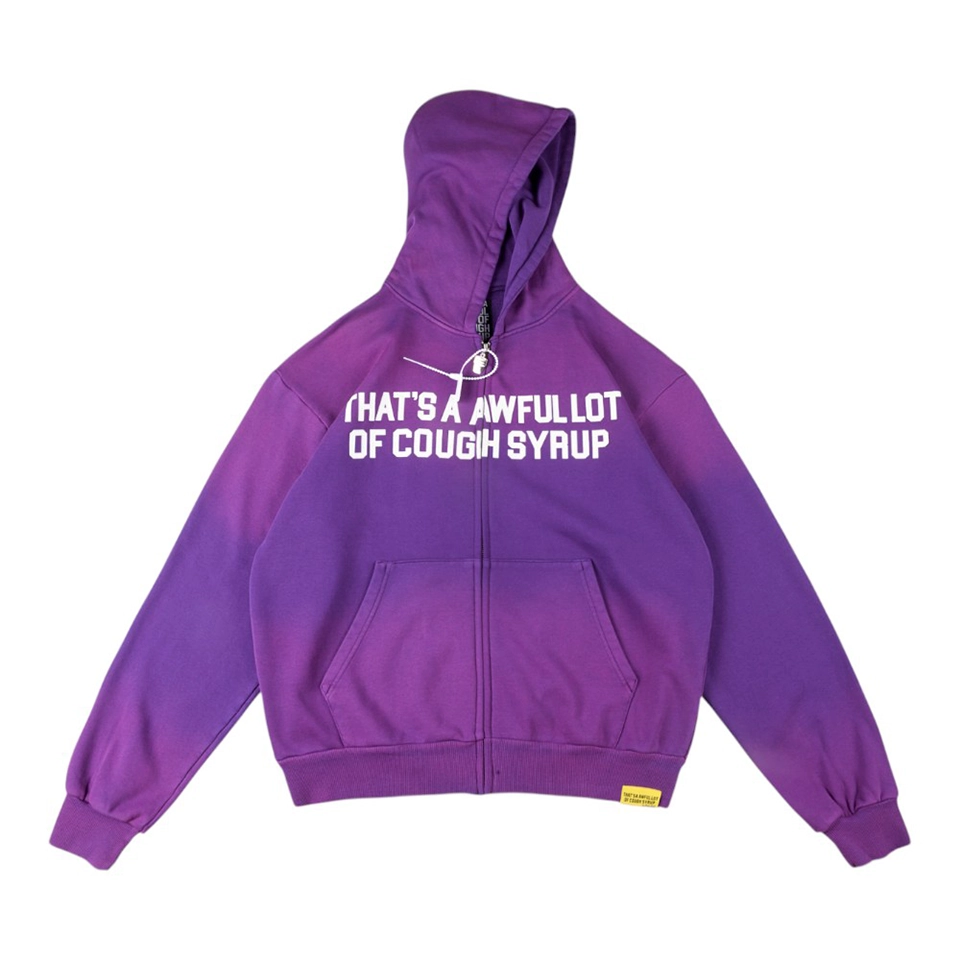 Thats A Awful Lot Of Cough Syrup Zip Up Hoodie