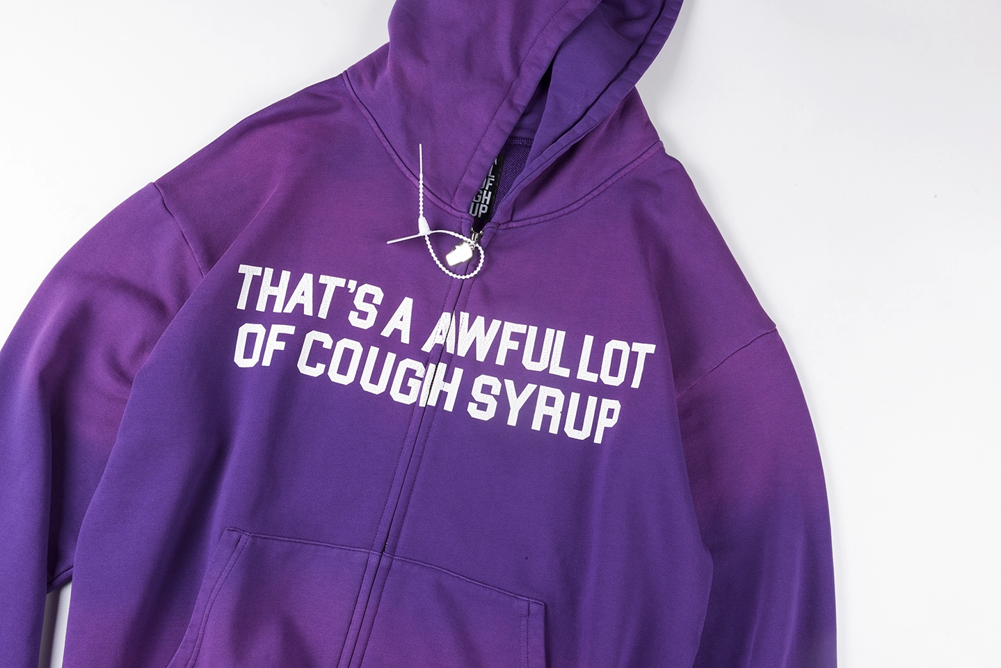 Thats A Awful Lot Of Cough Syrup Zip Up Hoodie
