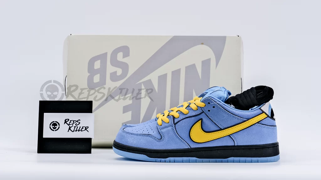 The Powerpuff Girls X Dunk Low Pro Sb Qs Bubbles – Image 1 The Powerpuff Girls x Dunk Low Pro SB QS 'Bubbles' Replica