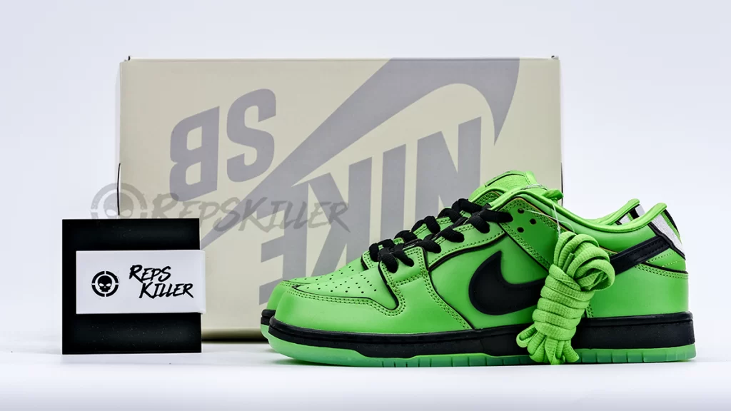 The Powerpuff Girls X Dunk Low Pro Sb Qs Buttercup – Image 1 The Powerpuff Girls x Dunk Low Pro SB QS 'Buttercup' Replica