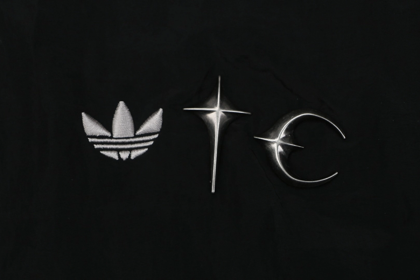 Thug Club X Adidas Trefoil Asymmetric Zip Track Jacket