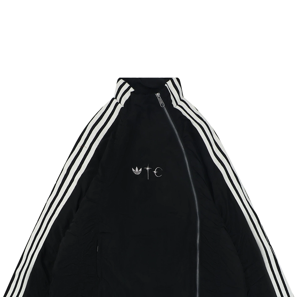 Thug Club X Adidas Trefoil Asymmetric Zip Track Jacket
