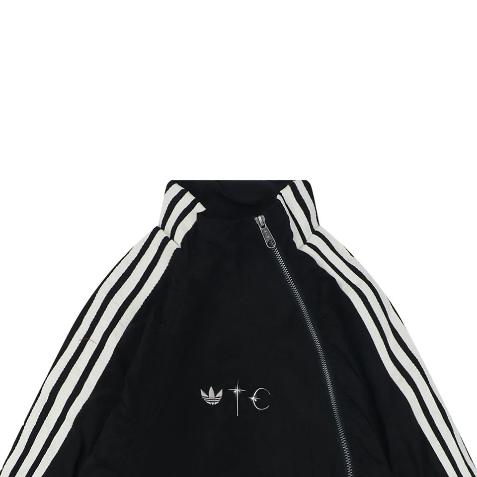 Thug Club X Adidas Trefoil Asymmetric Zip Track Jacket