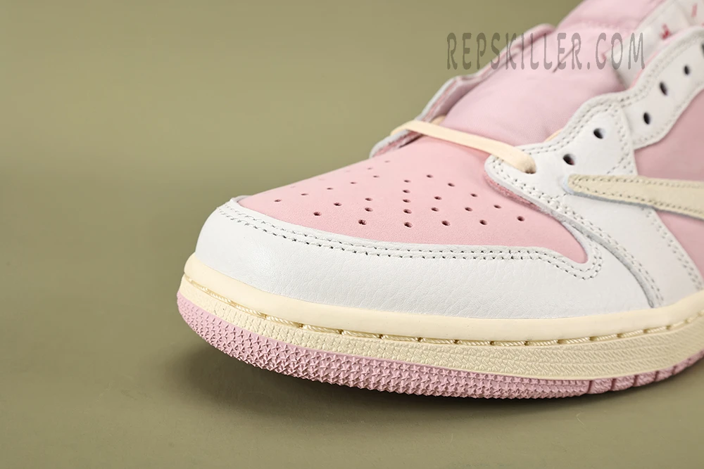 Travis Scott Air Jordan 1 Low White Pink Reps