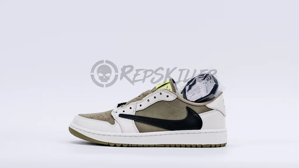 Travis Scott X Air Jordan 1 Low Golf Neutral Olive Replica – Image 8 Travis Scott x Air Jordan 1 Low Golf 'Neutral Olive' Replica