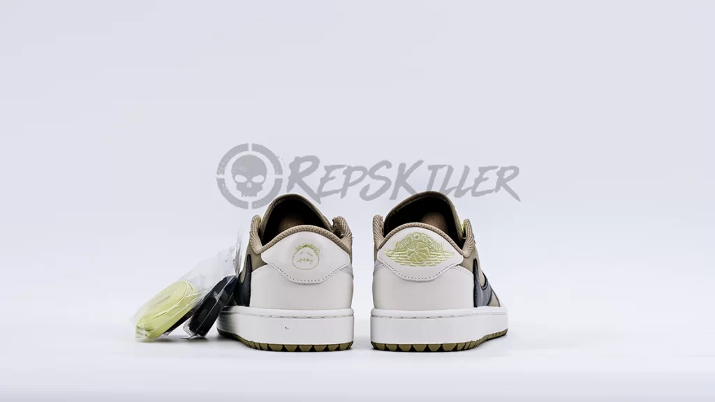 Travis Scott X Air Jordan 1 Low Golf Neutral Olive Replica – Image 10 Travis Scott x Air Jordan 1 Low Golf 'Neutral Olive' Replica