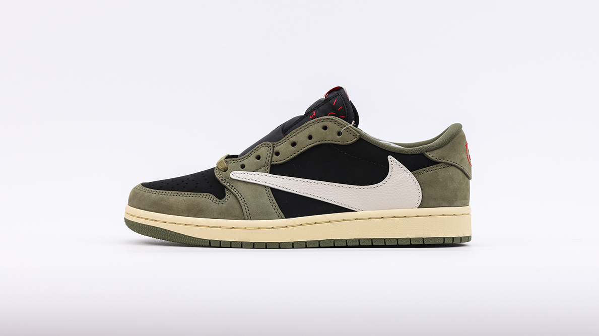 Travis Scott X Air Jordan 1 Low Og Sp Black Olive Replica