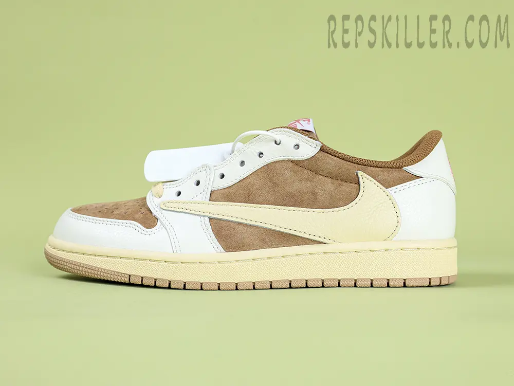 Travis Scott X Air Jordan 1 Low Og Sail Shy Pink