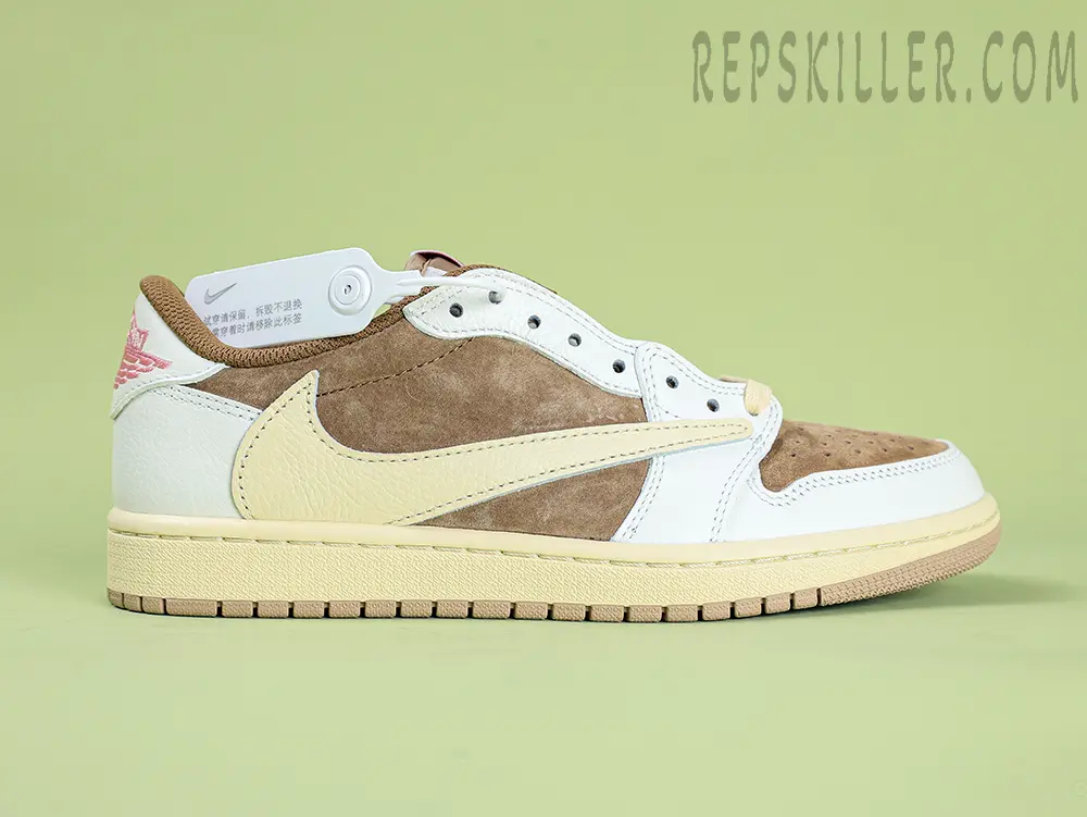 Travis Scott X Air Jordan 1 Low Og Sail Shy Pink