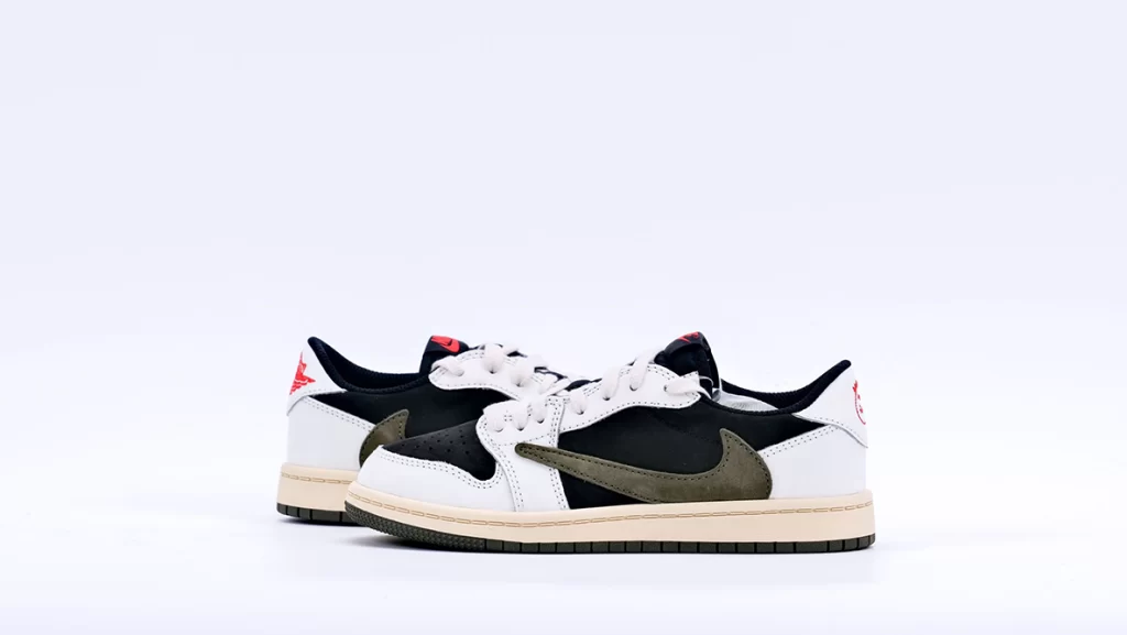 Travis Scott x Air Jordan 1 Low OG PS 'Olive' (child)Replica