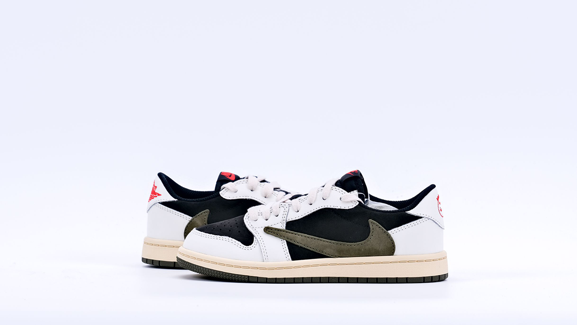 Travis Scott X Air Jordan 1 Low Og Ps Olive Child Replica