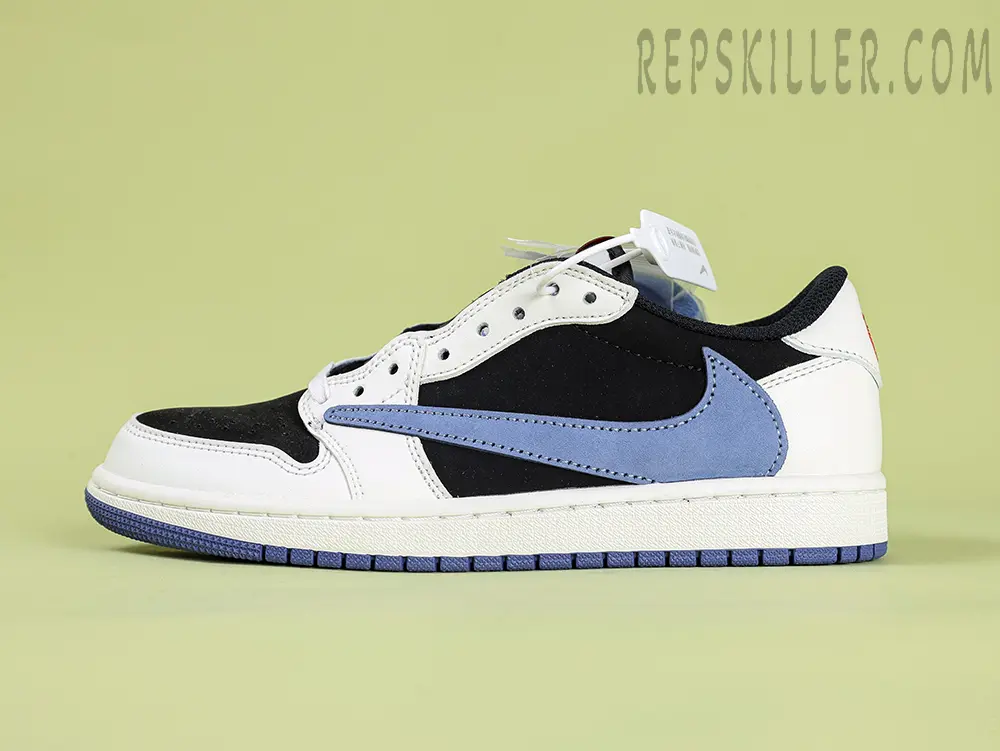 Travis Scott X Air Jordan 1 Low White Blue