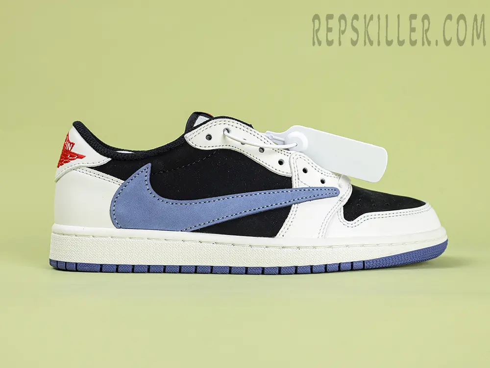 Travis Scott X Air Jordan 1 Low White Blue