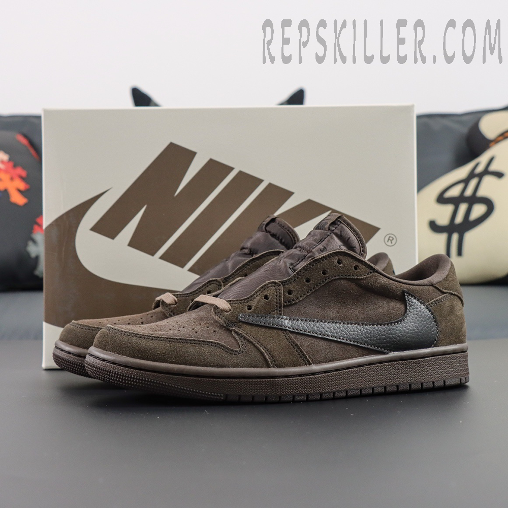 Travis Scott X Air Jordan 1 Retro Low Og Sp Velvet Brown