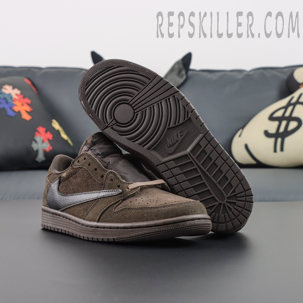 Travis Scott X Air Jordan 1 Retro Low Og Sp Velvet Brown